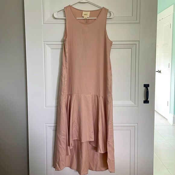 New Anthropologie Maeve Rose Colored Dress - Picture 1 of 5